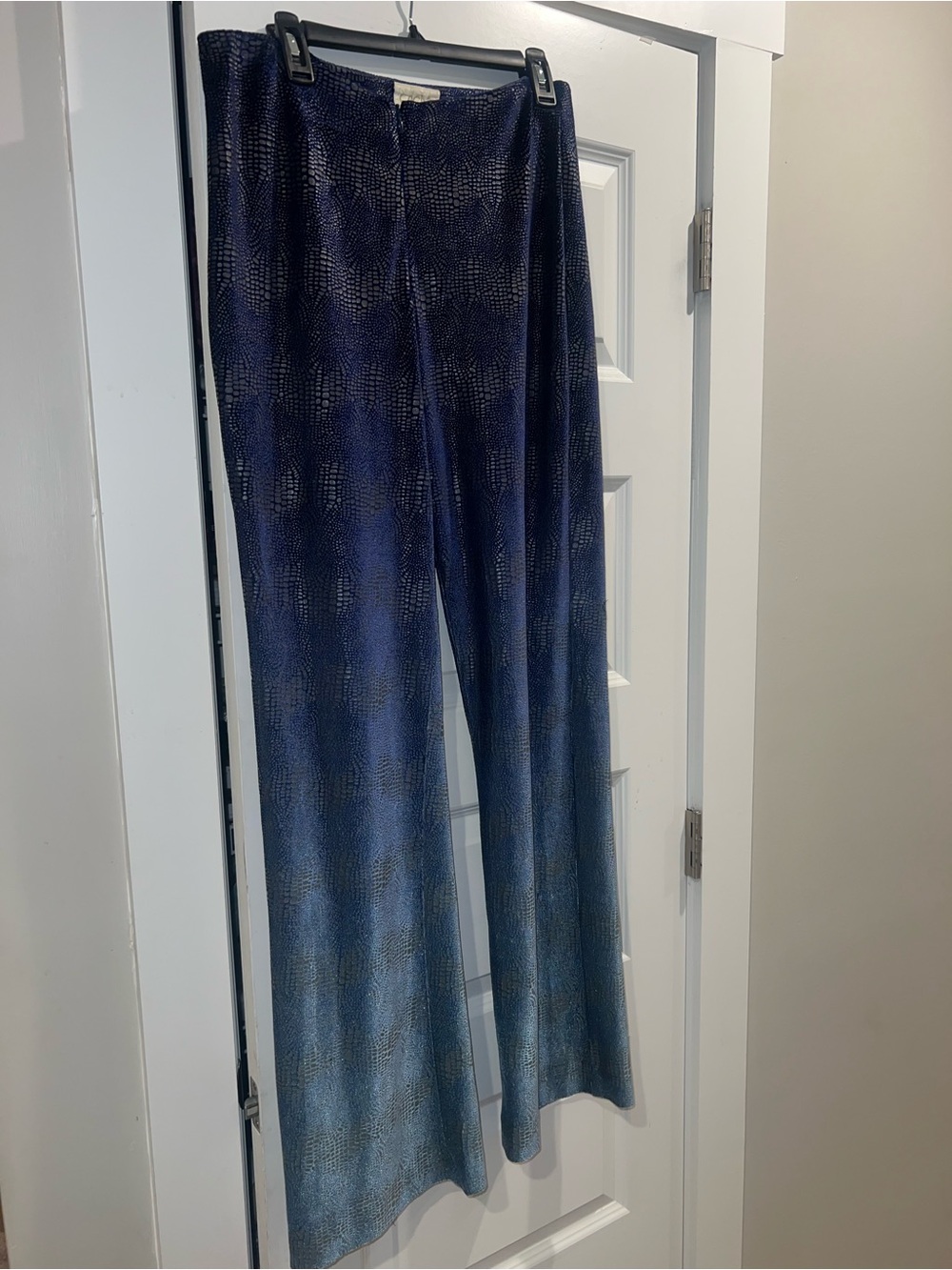 Cache Blue Ombre Wide-Leg Pants